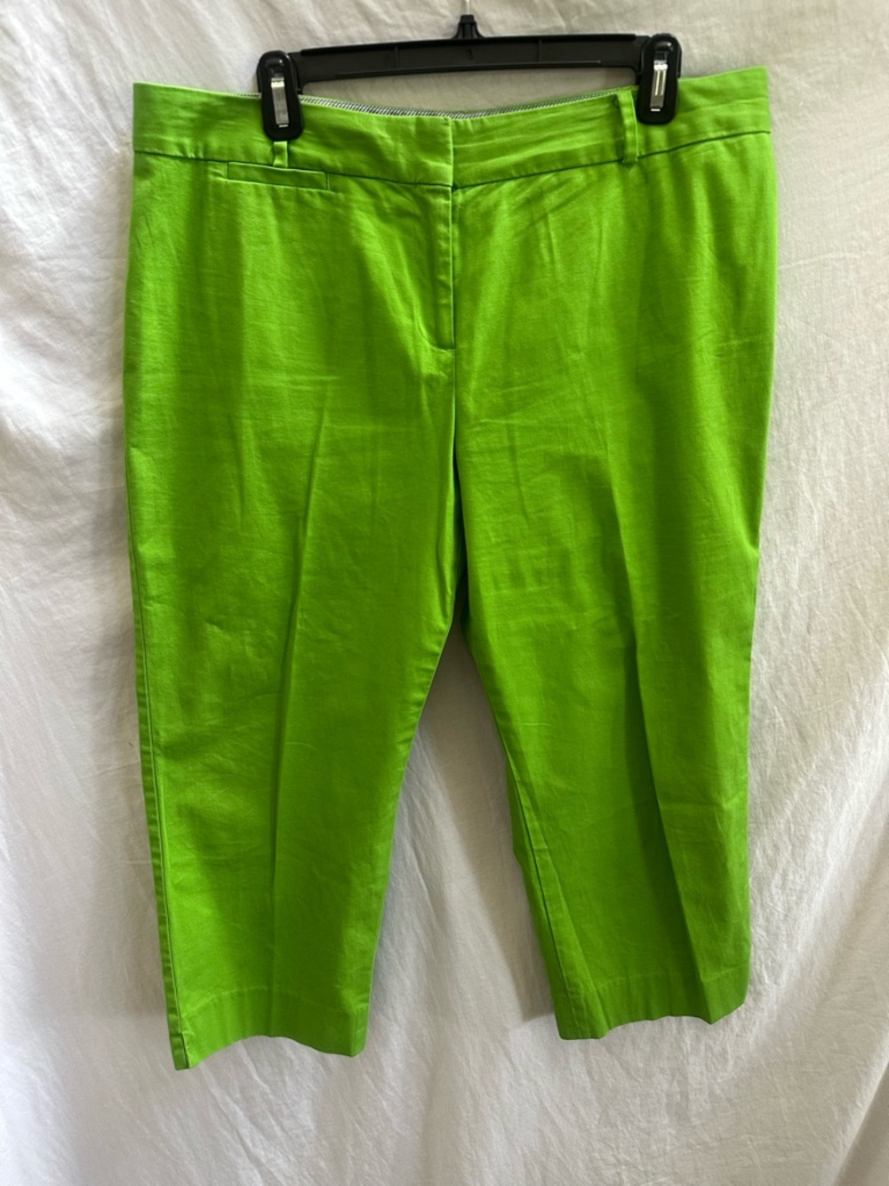 Talbots Lime Green Cropped Capris